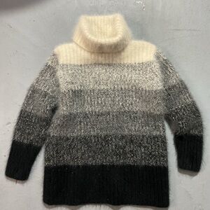 Jones New York Angora Lambswool Gradient Turtleneck Sweater